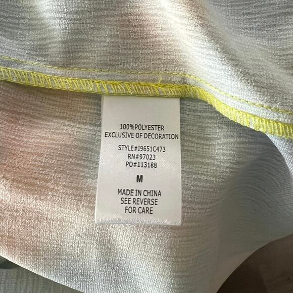 NEW w/Tags MIKEN SWIM Beach Pool Coverup Dress Sz M Tie Dye Boho Adjustable - Picture 7 of 8